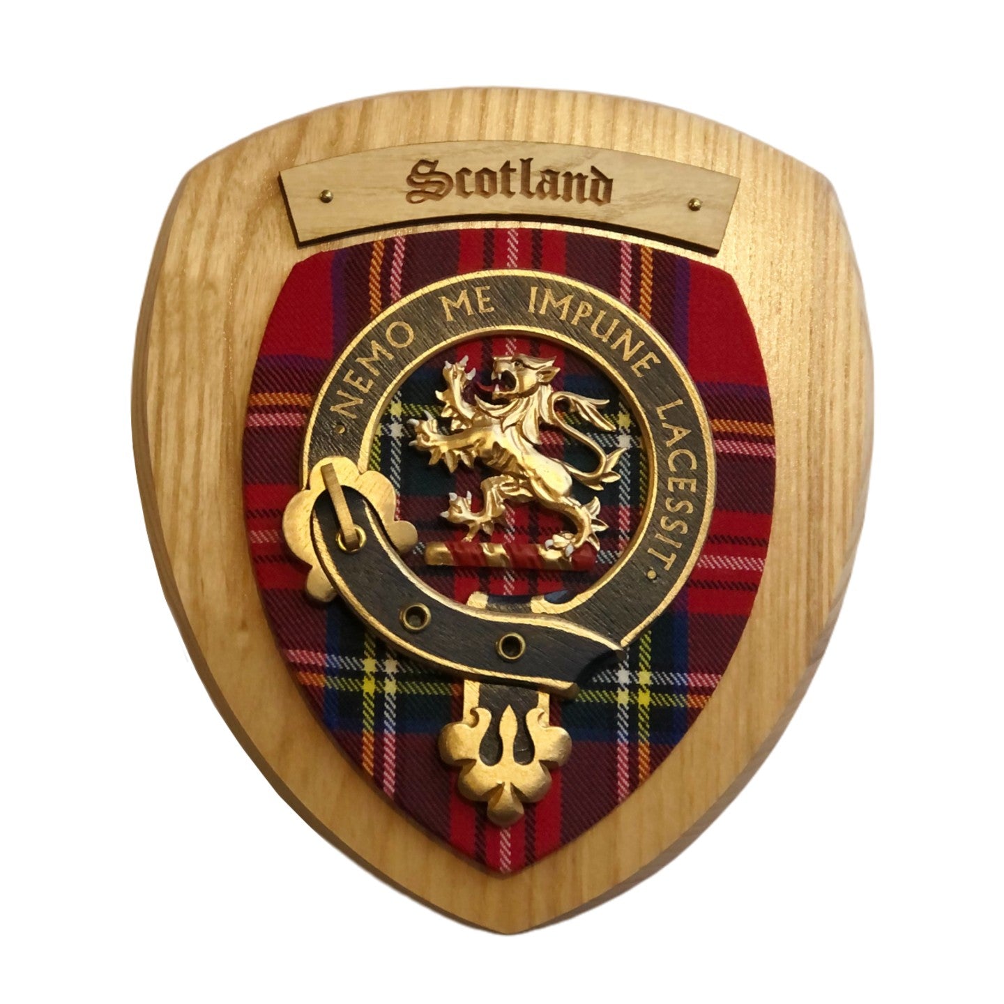 Handmade Clan Crest Wall Plaque | Small