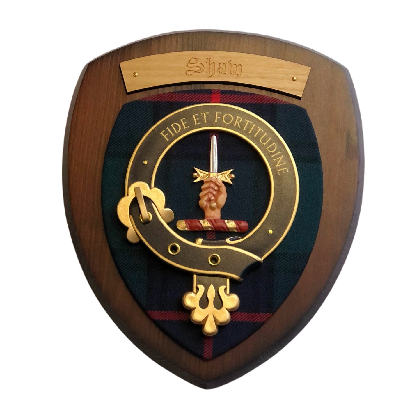 Handmade Clan Crest Wall Plaque | Small