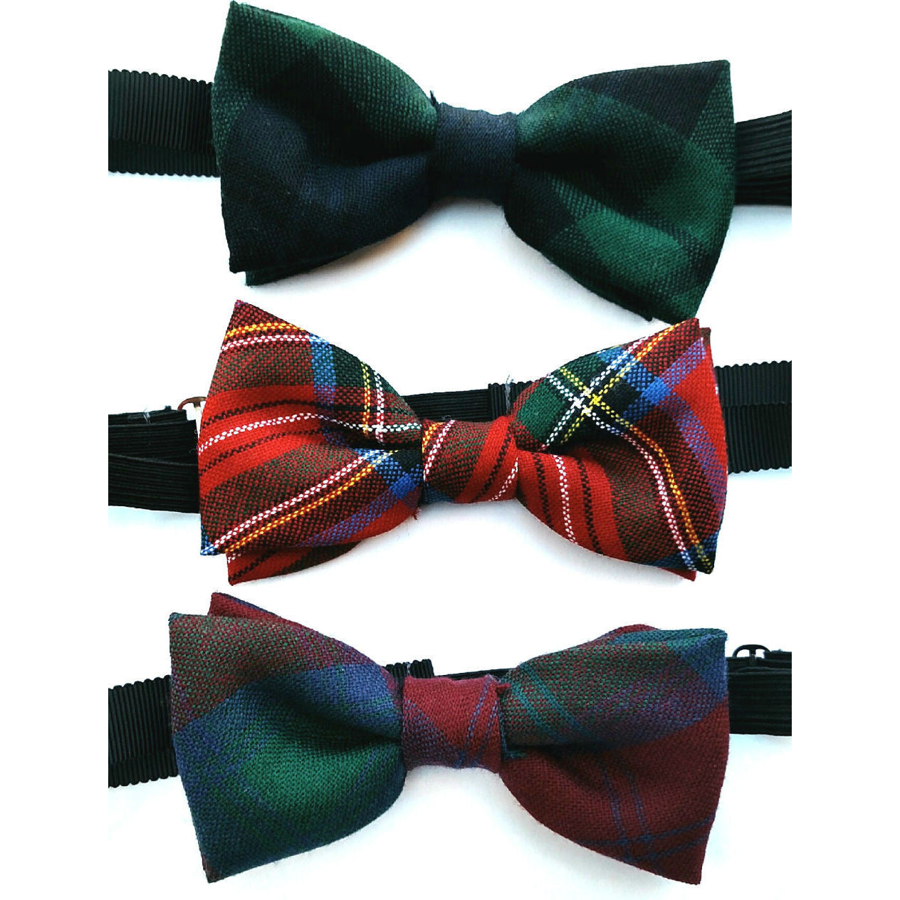 Wool Pre-Tied Tartan Bow Tie — [ 16 Tartans ] — Scotland House, Ltd.