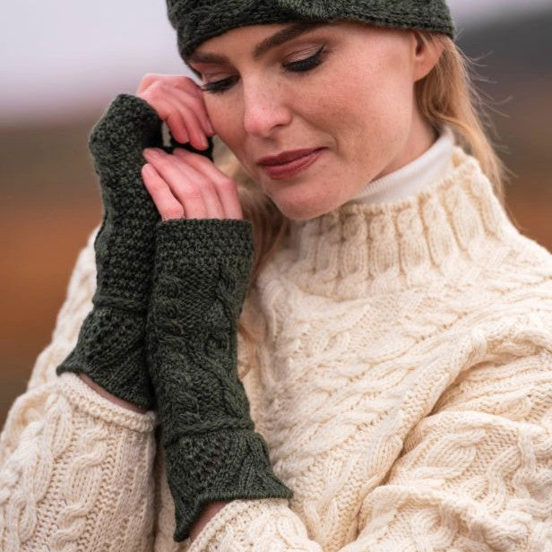 Aran Arm Warmers [4 Colors]